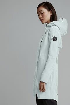 Chamarras Canada Goose Mujer Mexico - Salida Chubasquero Black Label Verdes Claro TG6017852